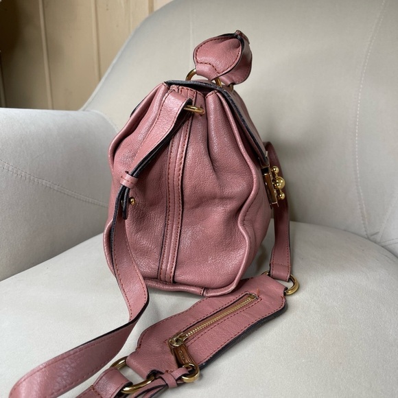 Chloe Elsie 2Way Shoulder Bag Handbag Limited Edition Gold Hardware Pink - Picture 2 of 12